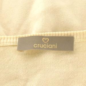 Cruciani ニット カットソー 長袖 コットン 50 L アイボリー