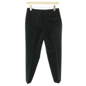 CYCLAS テーパードパンツ スラックス タックパンツ ジップフライ ウール 38 M 黒 ブラック
