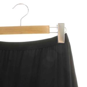 ENFOLD 22SS 2WAYタフタインナーバルーンSKIRT フレアスカート ギャザー 中綿 ロング ミモレ ストレッチ 36 S 紺