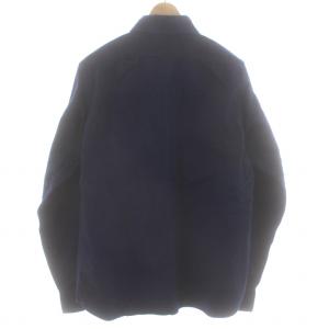 FULLCOUNT Indigo Nel Work Shirts ワークシャツ 猫目ボタン 長袖 38 M 青 ブルー 4881