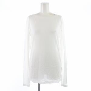 23AW シアーボートネックプルオーバー Tシャツ カットソー 長袖 F 白 ホワイト 23070200220030