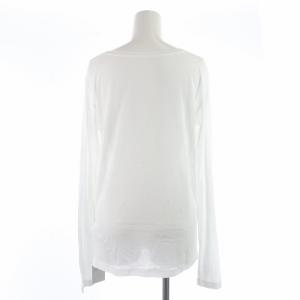 Spick&Span 23AW シアーボートネックプルオーバー Tシャツ カットソー 長袖 F 白 ホワイト 23070200220030