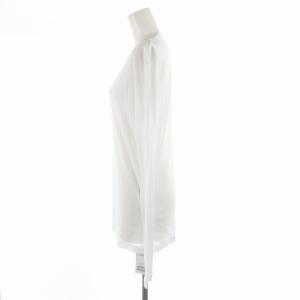 Spick&Span 23AW シアーボートネックプルオーバー Tシャツ カットソー 長袖 F 白 ホワイト 23070200220030