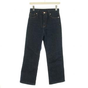 23AW インディゴデニム INDIGO DENIM デニムパンツ ジーンズ ジップフライ 25 XS 紺 ネイビー