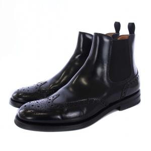 Church's KETSBY メダリオン サイドゴアブーツ ウイングチップ レザー 23cm ブラック