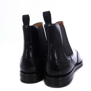 Church's KETSBY メダリオン サイドゴアブーツ ウイングチップ レザー 23cm ブラック