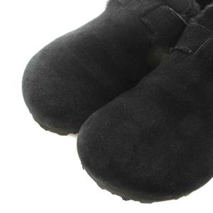 BIRKENSTOCK シアリング SHEARLING シューズ スエード ボア ベルト 41 26.5cm 黒 ブラック 1014960