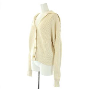 Plage 23SS NOIL SILK プルオーバー カーディガン ニット 長袖 F 白 アイボリー 23080922702010