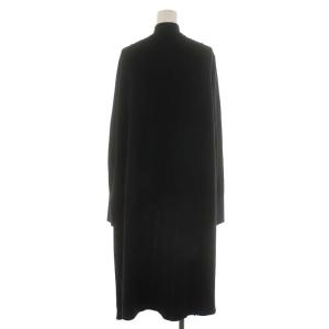 Salvatore Ferragamo カーディガン ロング丈 長袖 カシミヤ混 シルク混 絹混 XS 黒 ブラック