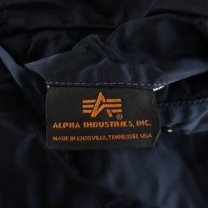 ALPHA INDUSTRIES MA-1 BOMBER JACKET ボンバージャケット フライトジャケット リバーシブル 中綿 ナイロン S オレンジ 紺