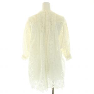 sacai 22SS エンブロイダリーレースニットプルオーバー Embroidery Lace Knit Pullover セーター 七分袖