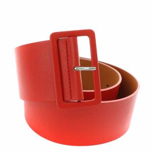 CU01 CEINTURE ベルト 太ベルト レザー 牛革 80/32 赤 レッド