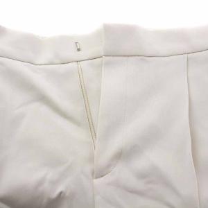 UNITED ARROWS テーパードパンツ スラックスパンツ クロップド丈 38 M 白 ホワイト