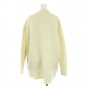 BEAUTY&YOUTH UNITED ARROWS 22AW ウールカシミヤ アクアオーバー Vネック カーディガン ニット 長袖 FREE 白 オフホワイト 1628-199-0886