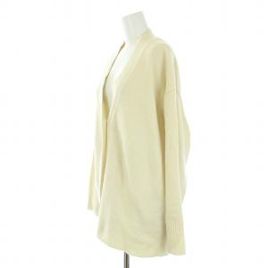 BEAUTY&YOUTH UNITED ARROWS 22AW ウールカシミヤ アクアオーバー Vネック カーディガン ニット 長袖 FREE 白 オフホワイト 1628-199-0886