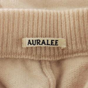 AURALEE 21AW BABY CASHMERE KNIT PANTS S ピンク