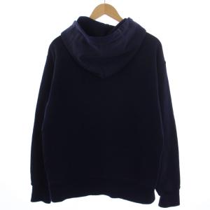 RRL ラルフローレン HOOD ZIP-UP パーカー スウェット トレーナー プルオーバー 長袖 裏起毛 ロゴ L 紺 ネイビー