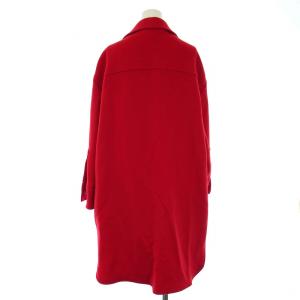 STELLA McCARTNEY 20AW Kerry button-Up Wool Coat ロング スナップボタン 36 レッド