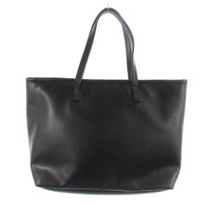 UNITED ARROWS トートバッグ フェイクレザー 黒 ブラック 21F13G0388