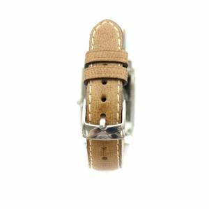 EMPORIO ARMANI 腕時計 クォーツ アナログ 3針 カレンダー レザーバンド 黒文字盤 茶 ブラウン