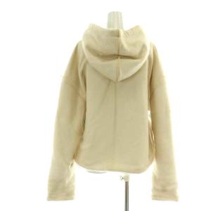 AMI Alexandre Mattiussi プルオーバーパーカー チュール シアー ビジュー S ベージュ