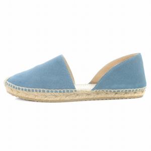 151DREYA DEM JEAN エスパドリーユ スリッポン デニム 37 24cm 青 ブルー ベージュ