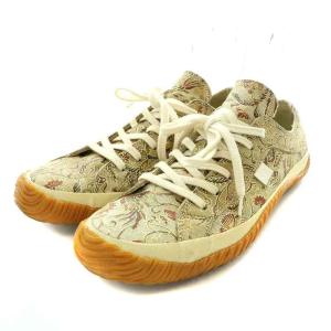 SPINGLE MOVE スニーカー シューズ 総柄 26.0cm ベージュ マルチカラー