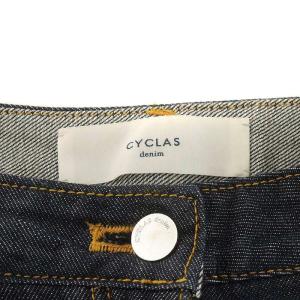 CYCLAS 近年モデル デニムパンツ ジーンズ ジーパン ジッパーフライ 00 XS 紺 ネイビー