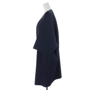 me ISSEY MIYAKE 20SS ロングカーディガン プリーツ 長袖 紺 ネイビー