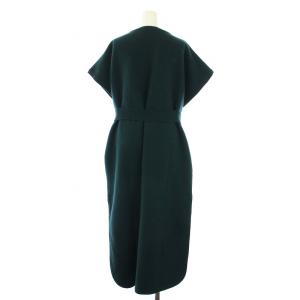 Cristaseya FELTED WOOL CAFTAN DRESS ブラック Cristaseya FELTED WOOL CAFTAN DRESS ブラック