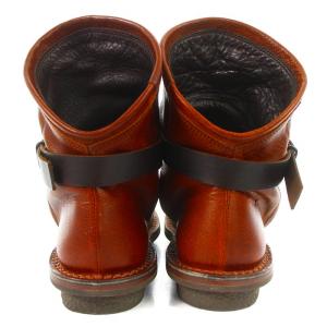 trippen Bomb cuoio ショートブーツ レザー ベルト 36 23.0?23.5cm 茶 ブラウン