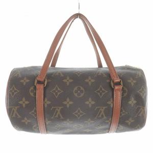 LOUIS VUITTON パピヨン26 モノグラム 旧型 ボストンバッグ ハンドバッグ ブラウン ベージュ M51366