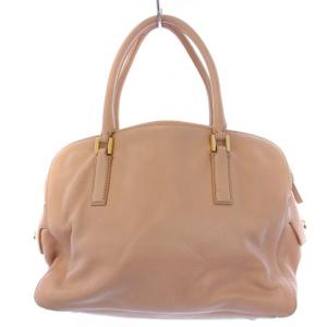 TORY BURCH ハンドバッグ トートバッグ ロゴ レザー ピンク