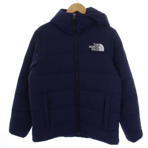 Trango Parka 中綿ジャケット ジップアップ フード ロゴ ナイロン S 紺 ネイビー NY81831