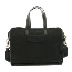 PRADA ブリーフケース テスート ビジネスバッグ ハンドバッグ 2way ナイロン 三角ロゴ ブラック
