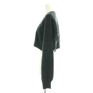 ENFOLD 23AW O EMBOSS CROPPED PULLOVER