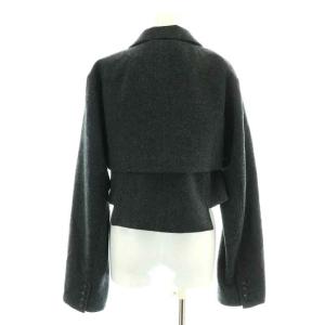 UN3D. 23AW LAYERED WOOL SHORT JK