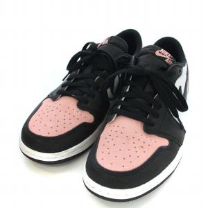 NIKE Air Jordan 1 Low OG Bleached Coral US10 ブラック