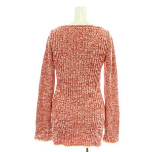 Ron Herman セットアップ 上下 ニット セーター 長袖 ボートネック マーメイドスカート フレア XS S 赤 レッド 白 ホワイト