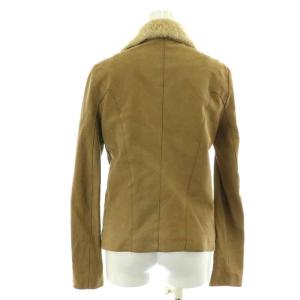 Helmut Lang レザージャケット ボア ダブル S ベージュ