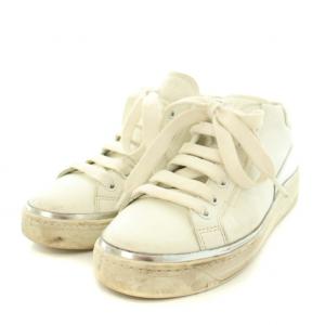 PRADA SPORT リネアロッサレディーススニーカー Linea Rossa Womens Sneaker シューズ レザー 35 22.0cm