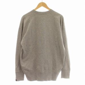 LOOPWHEELER LOWERCASE スウェット ロゴ刺繍 トレーナー 長袖 L グレー