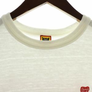 HUMAN MADE Tシャツ カットソー ロゴ コットン ワッペン プリント ハート 半袖 XL 白 ホワイト