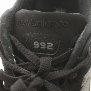 New Balance 992 USA製 M992BL スニーカー スエード US9 ブラック