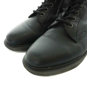 Dr.Martens ウィトン WHITON 8ホール ショートブーツ レースアップ レザー 24.0cm 黒 ブラック