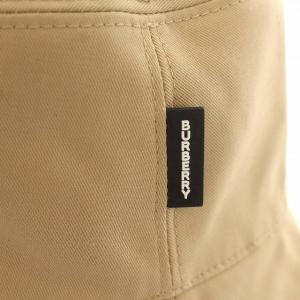 BURBERRY リバーシブル バケットハット ストライプ ベージュ
