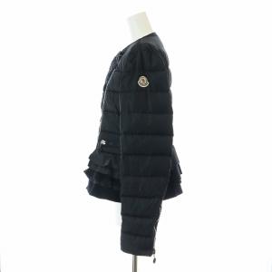 MONCLER AMERE GIUBBOTTO  ダウンジャケット ノーカラー ダブル ジップアップ フリル 切替