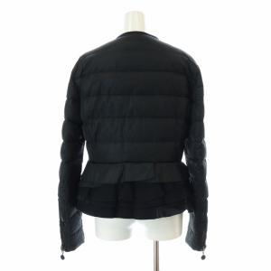 MONCLER AMERE GIUBBOTTO  ダウンジャケット ノーカラー ダブル ジップアップ フリル 切替