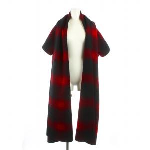 チェック ガウンコート 01 レッド ブラック MB204-2016