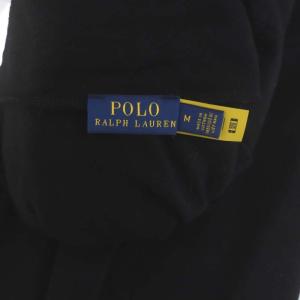 POLO RALPH LAUREN タートルネック ワンピース ロング丈 ミモレ丈 長袖 スリット ウール M 黒 ブラック
